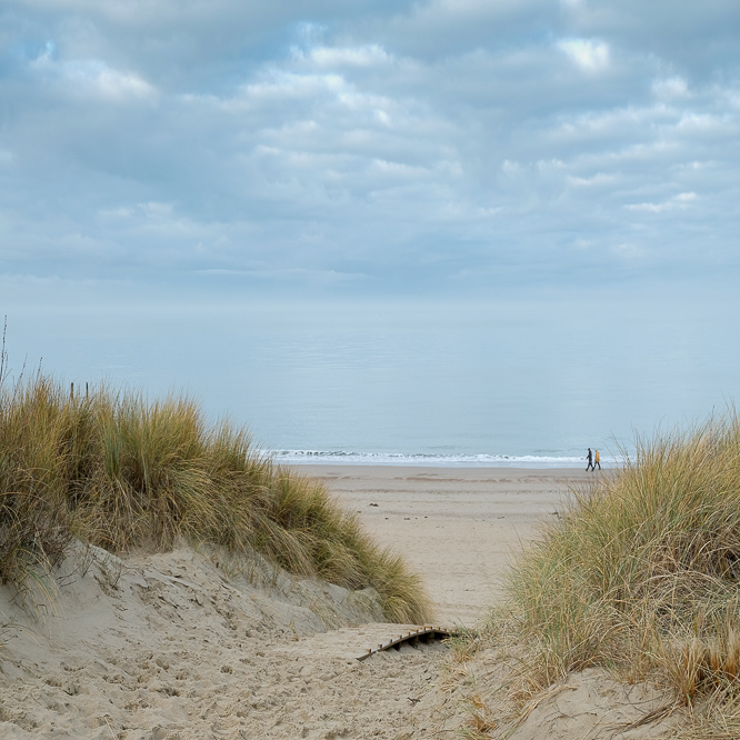 Zee strand en duinen, North Sea