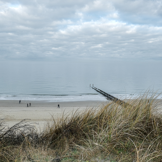 Zee strand en duinen, North Sea