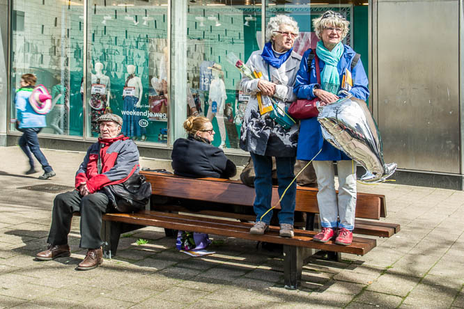 Op straat, on the street