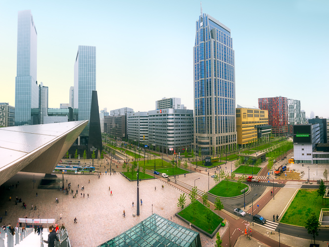 Centraal station in Rotterdam