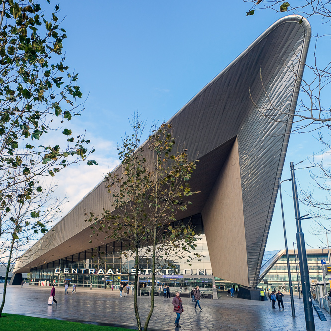 Centraal station in Rotterdam