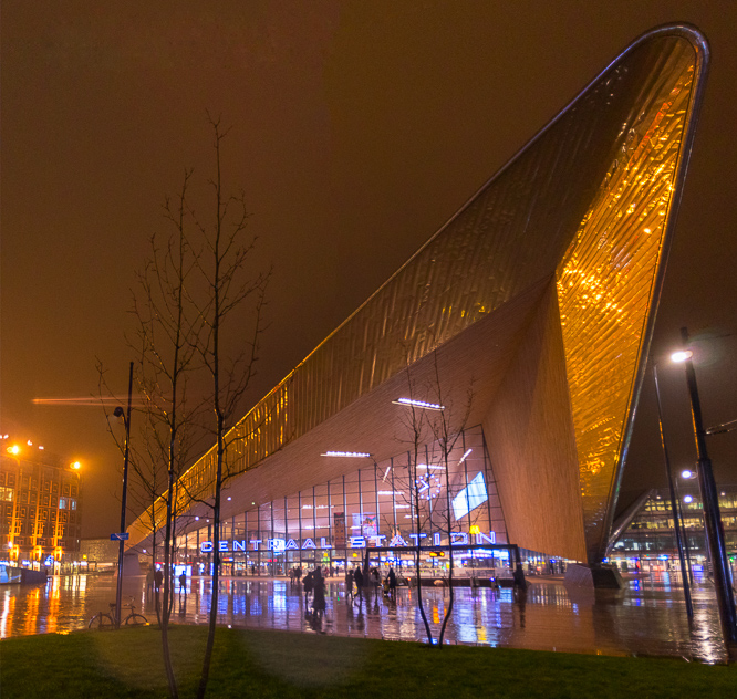 Centraal station in Rotterdam