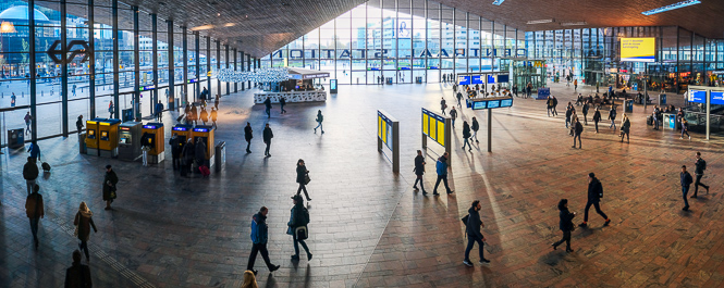 Centraal station in Rotterdam