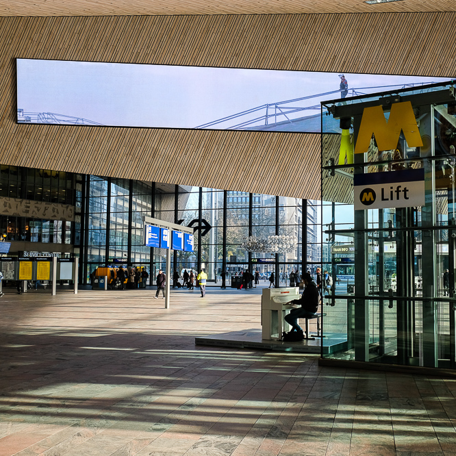 Centraal station in Rotterdam